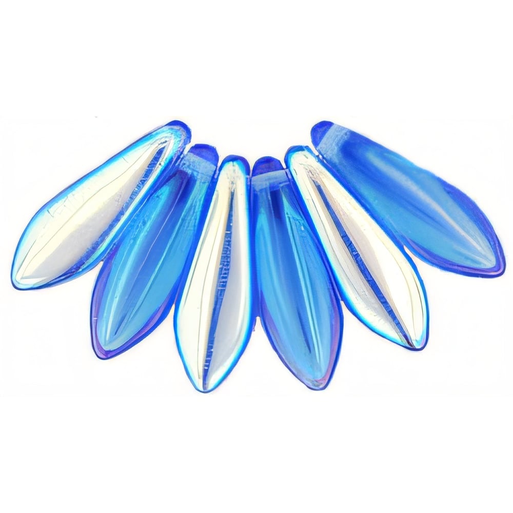 Czech Dagger 16 x 5mm Sapphire AB (50pcs)