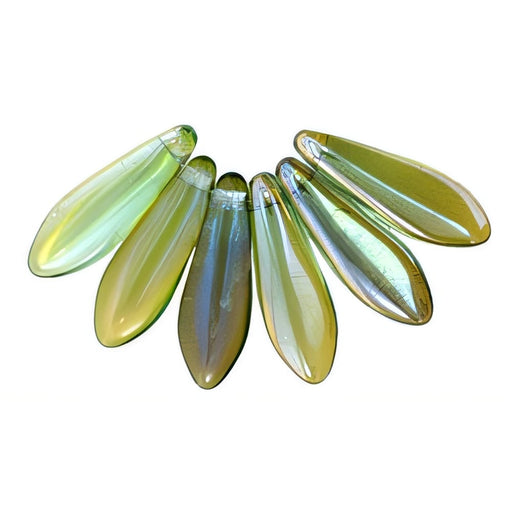 Czech Dagger 16 x 5mm Aquamarine - Celsian (50pcs)