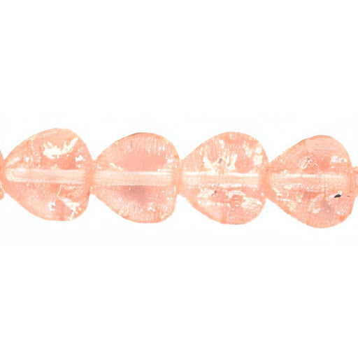 Czech Crackle Hearts 8 x 8mm: Rosaline (25pcs)