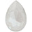 PRESTIGE Crystal, #4327 Pear Fancy Stone 30x20mm, Crystal Electric White Ignite (1 Piece)