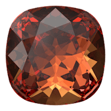 Swarovski 4470 12mm Cushion Fancy Stone Persian Red (1 Piece)