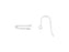 Sterling Silver 20 Gauge Wide French Ear Wire (1 Pair)