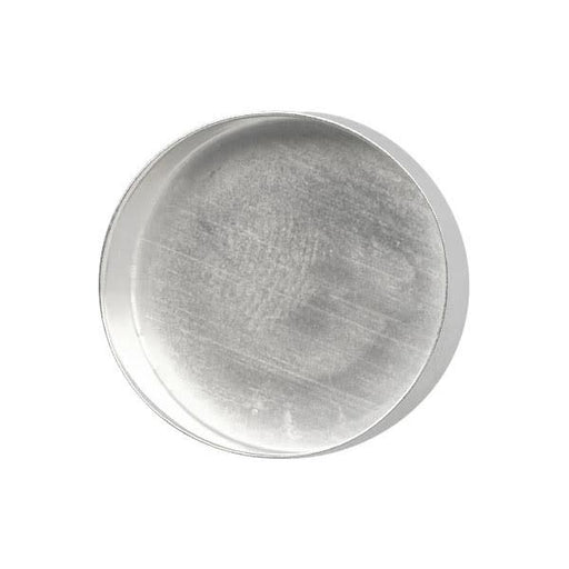 Sterling Silver Bezel Cup, Round, 15mm (Each)