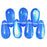 Czech Glass Beads 10x5mm Teardrop Med Sapphire AB (1 Strand)