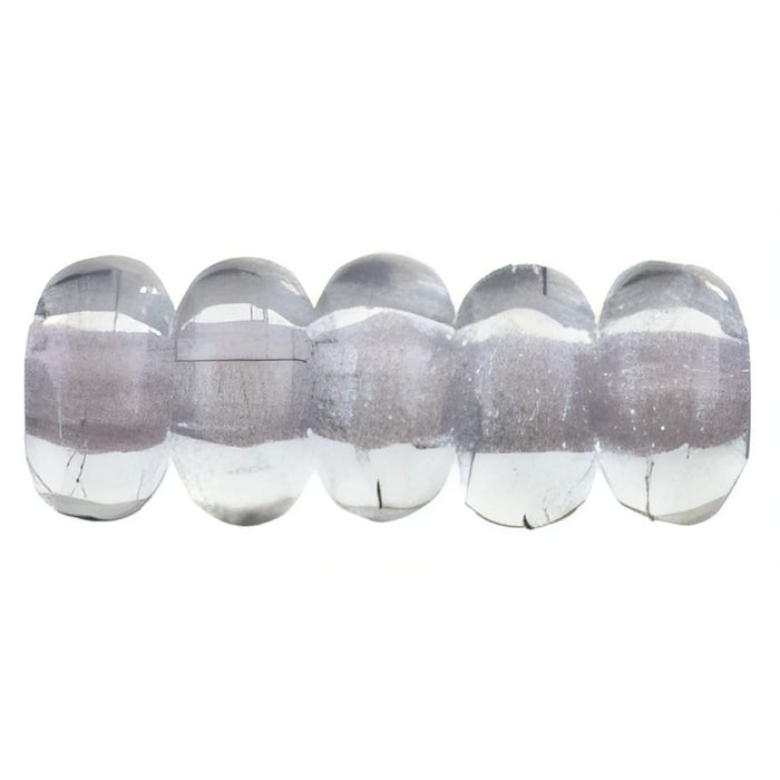 Czech Rondelle 3mm Luster - Transparent Blue