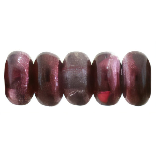 Czech Rondelle 3mm Mirror - Cranberry