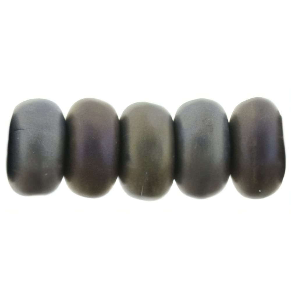 Czech Rondelle 3mm Matte - Iris - Brown