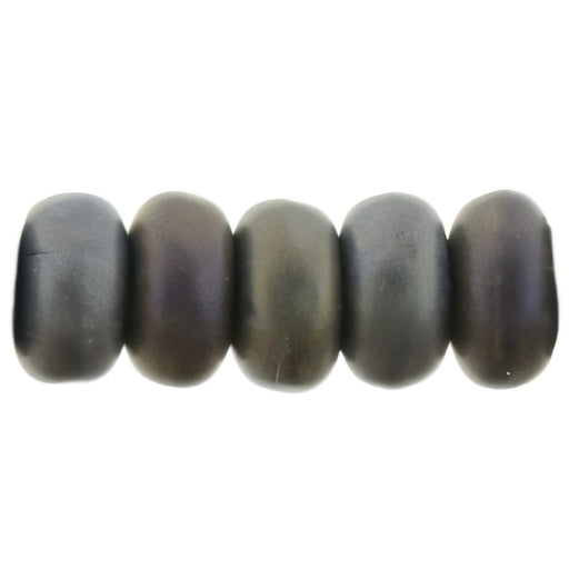 Czech Rondelle 3mm Matte - Iris - Brown