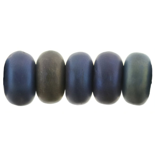 Czech Rondelle 3mm Matte - Iris - Blue