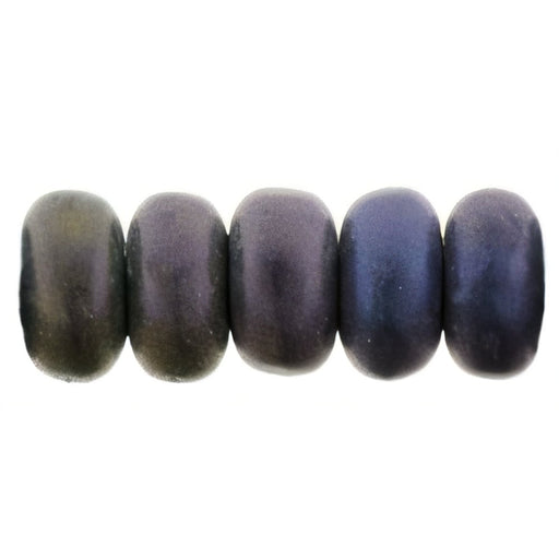 Czech Rondelle 3mm Matte - Iris - Purple