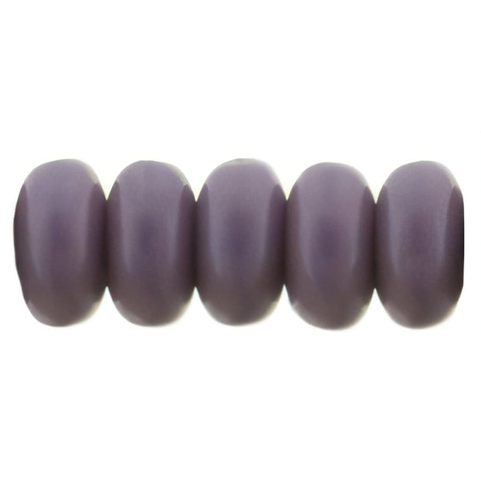 Czech Rondelle 3mm Opaque Purple