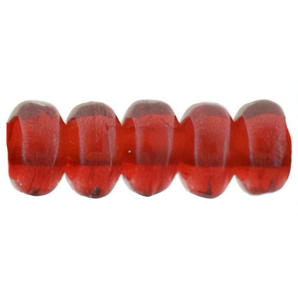 Czech Rondelle 3mm Siam Ruby