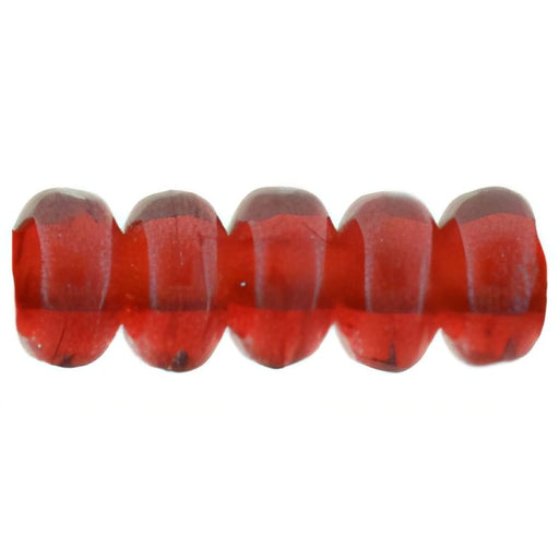 Czech Rondelle 3mm Siam Ruby