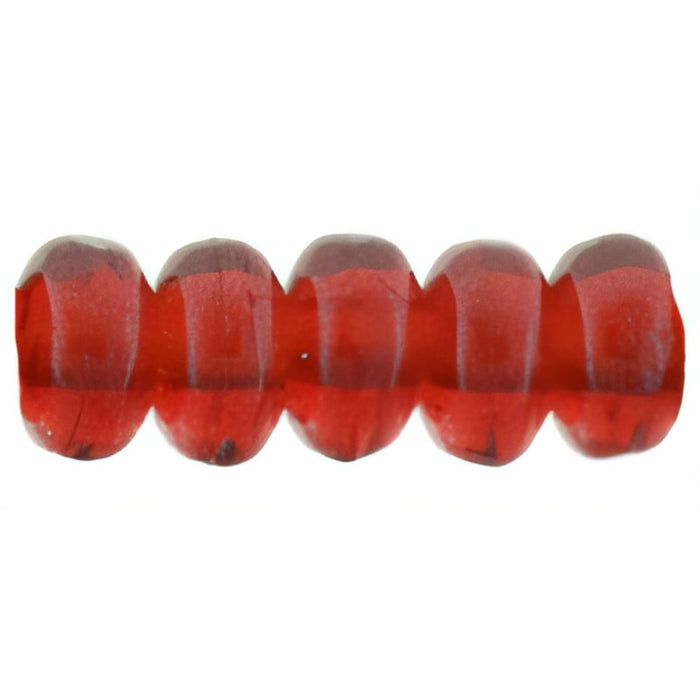 Czech Rondelle 3mm Siam Ruby