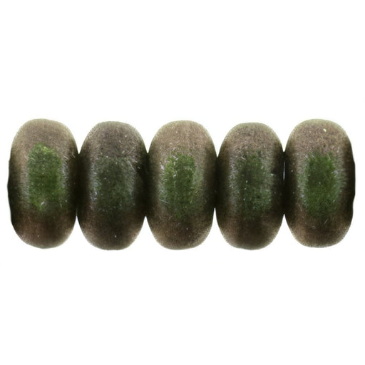 Czech Rondelle 3mm Polychrome - Olive Mauve