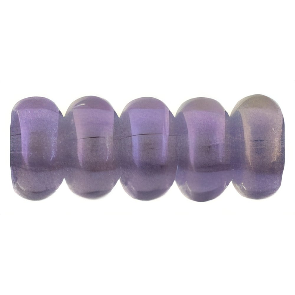 Czech Rondelle 3mm Luster Iris - Tanzanite