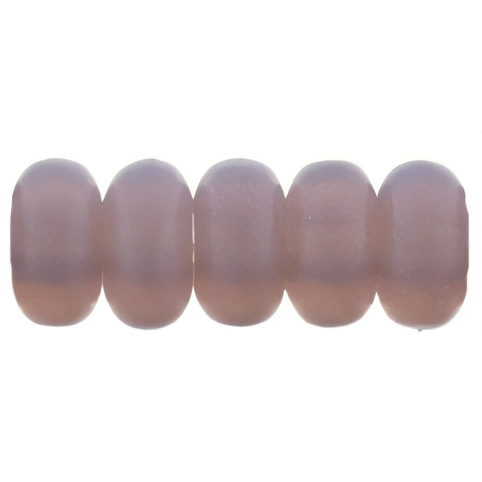 Czech Rondelle 3mm Matte - Milky Amethyst