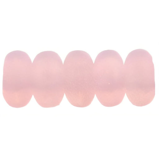 Czech Rondelle 3mm Matte - Milky Pink