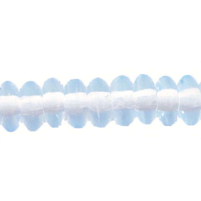 Czech Rondelle 4mm Lt Sapphire