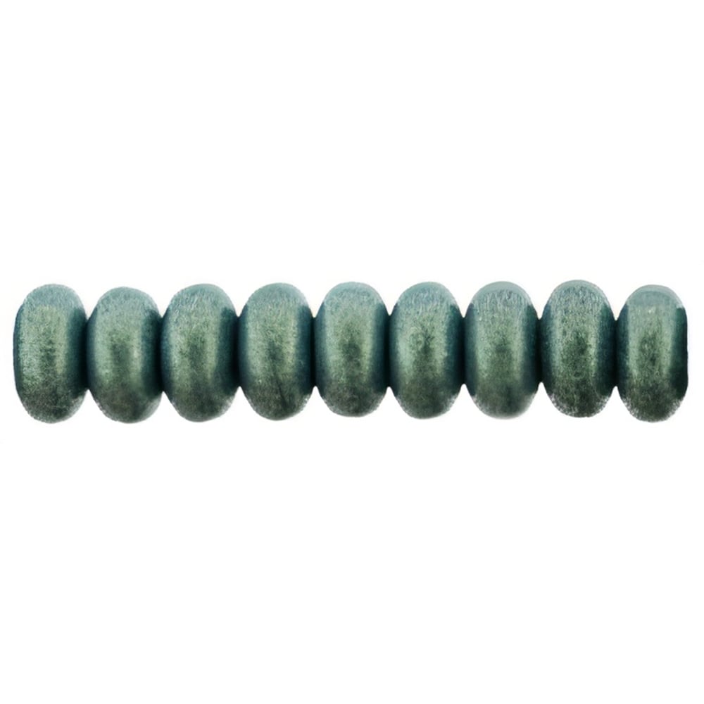 Czech Rondelle 4mm Metallic Suede - Lt Green — Beadaholique