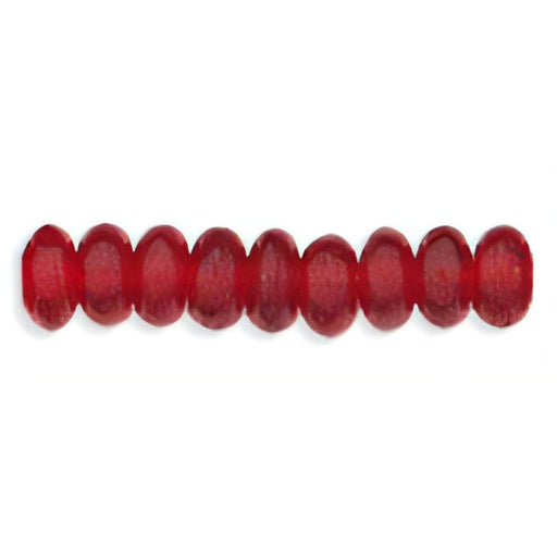 Czech Rondelle 4mm Ruby
