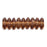 Czech Rondelle 6mm Smoky Topaz (50pcs)
