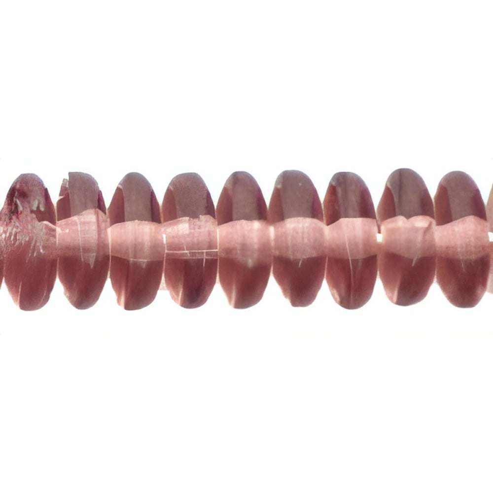 Czech Rondelle 6mm Med Amethyst (50pcs)