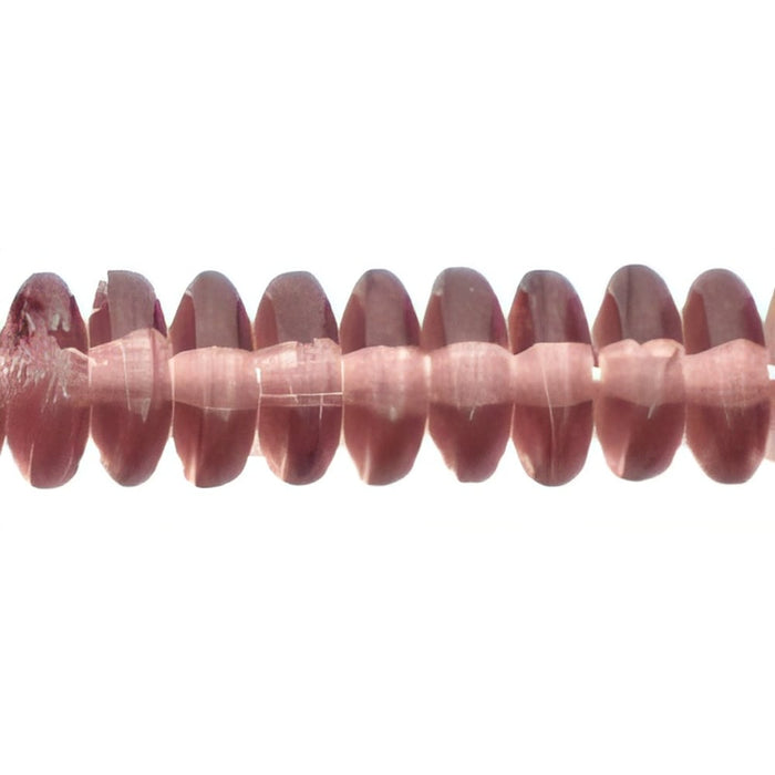 Czech Rondelle 6mm Med Amethyst (50pcs)