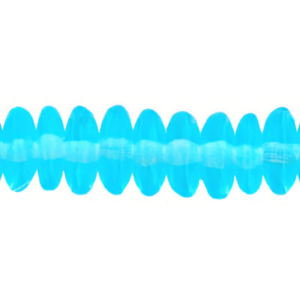 Czech Rondelle 6mm Aquamarine (50pcs)