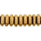 Czech Rondelle 6mm Bronze (50pcs)