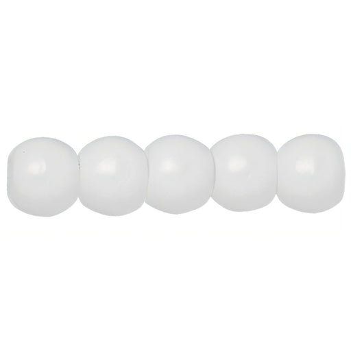 Czech Round Beads 2mm Opaque White
