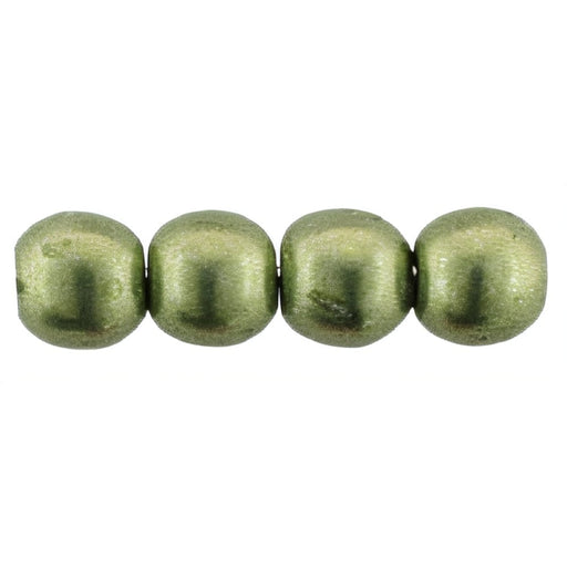 Czech Round Beads 2mm ColorTrends: Sueded Gold Fern