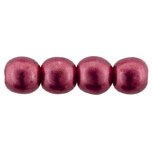 Czech Round Beads 2mm ColorTrends: Sueded Gold Lily Pad