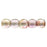 Czech Round Beads 2mm Luster - Transparent Topaz/Pink