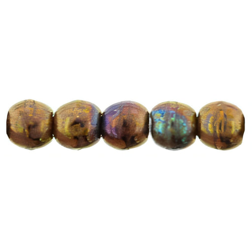 Czech Round Beads 2mm Oxidized Bronze Berry