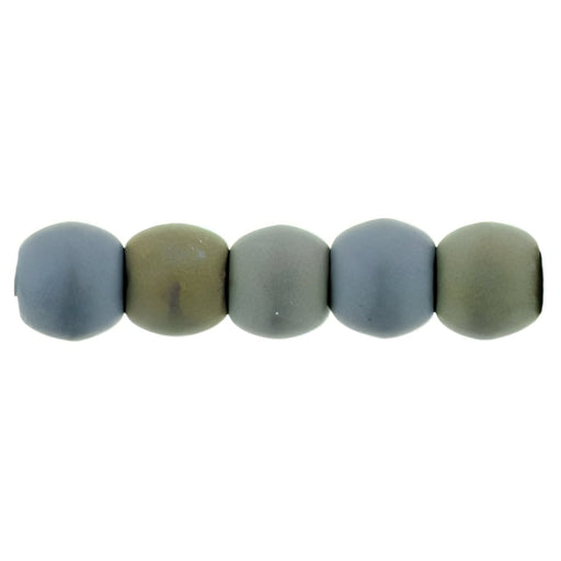 Czech Round Beads 2mm Matte - Iris - Brown