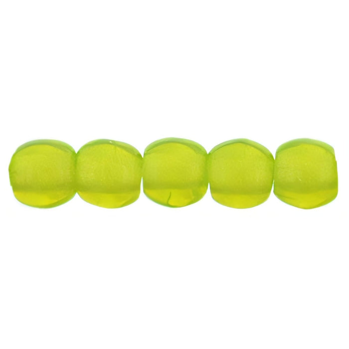 Czech Round Beads 2mm Milky Dk Peridot