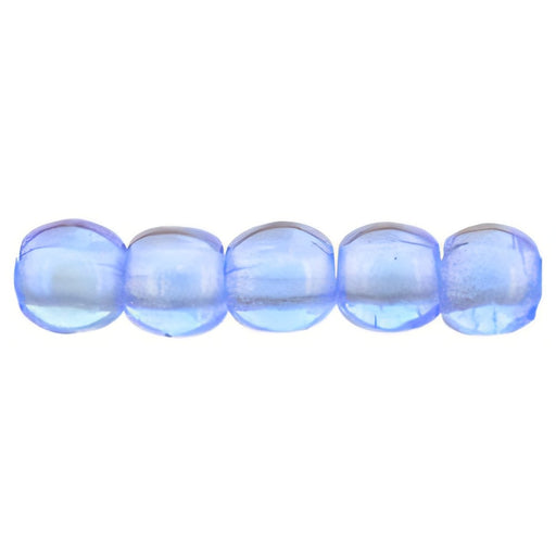 Czech Round Beads 2mm Luster Iris - Sapphire
