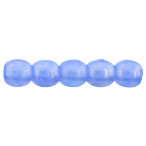Czech Round Beads 2mm Luster Iris - Milky Sapphire