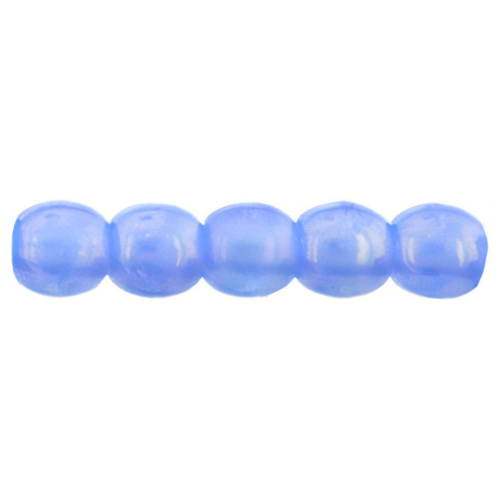 Czech Round Beads 2mm Luster Iris - Milky Sapphire
