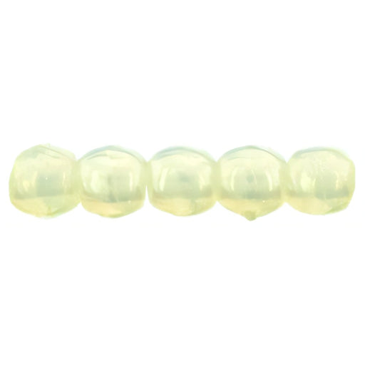 Czech Round Beads 2mm Luster Iris - Lemon