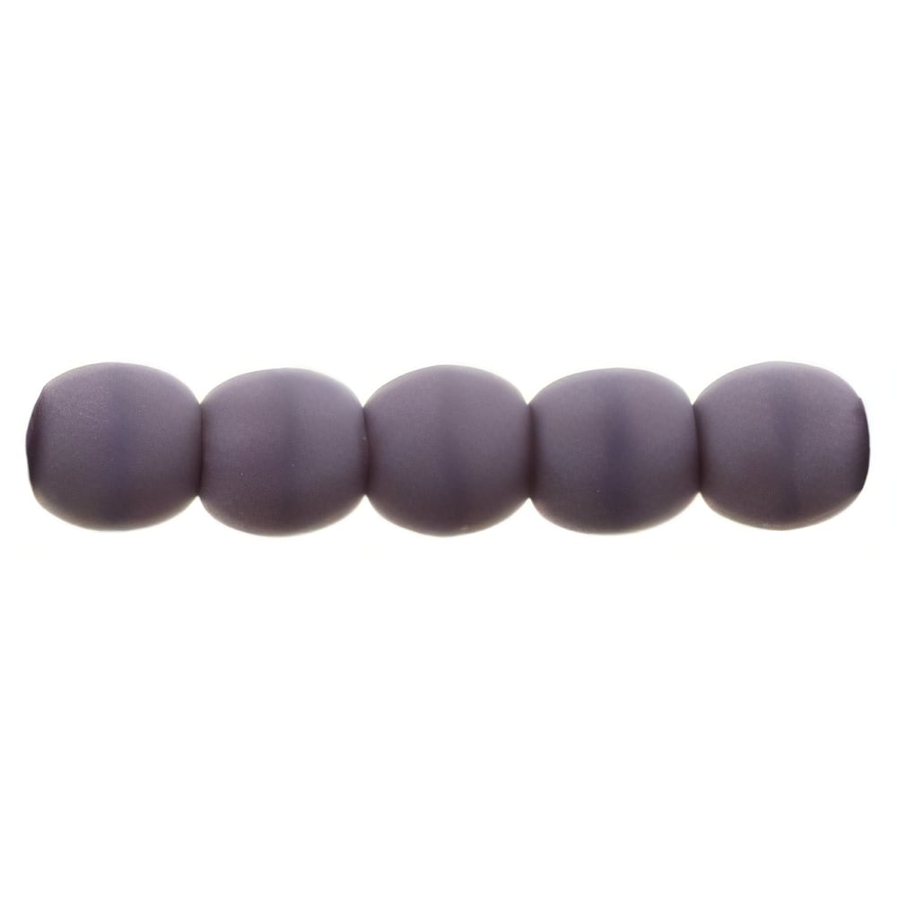 Czech Round Beads 2mm Matte - Opaque Purple
