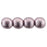 Czech Round Beads 3mm ColorTrends: Sueded Gold Blackened Pearl