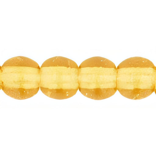 Czech Round Beads 3mm Dk Topaz