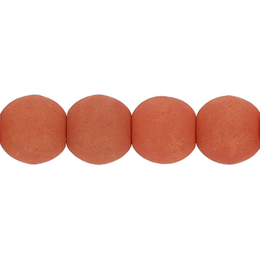 Czech Round Beads 3mm Terracotta Blaze (100pcs)