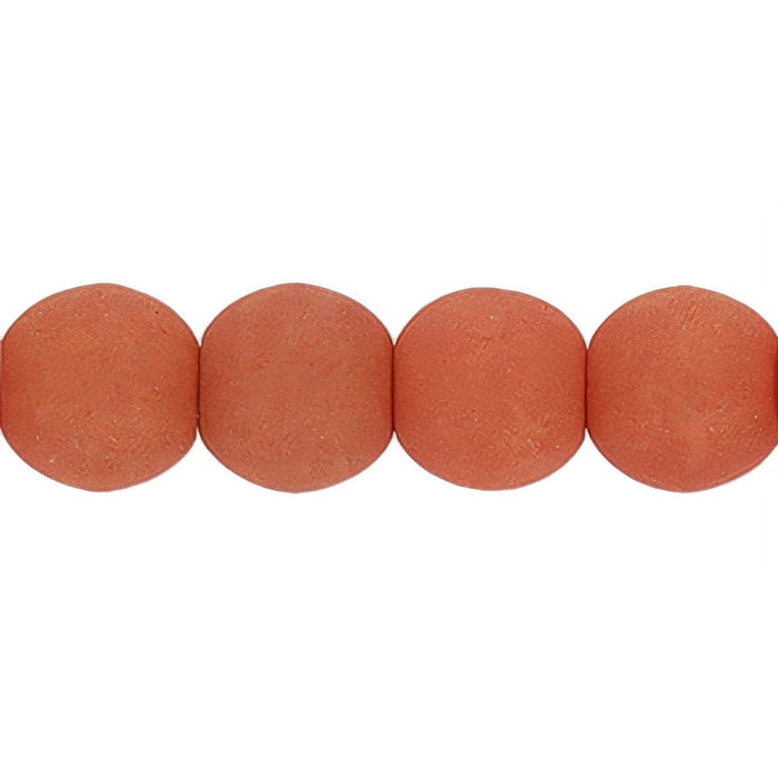 Czech Round Beads 3mm Terracotta Blaze (100pcs)