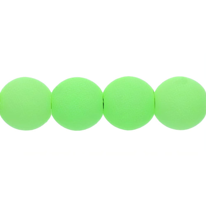 Czech Round Beads 3mm Bondeli Lime (100pcs)