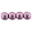 Czech Round Beads 4mm ColorTrends: Sueded Gold Orchid