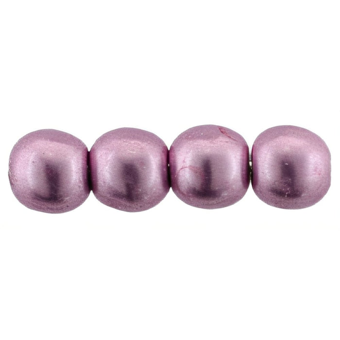 Czech Round Beads 4mm ColorTrends: Sueded Gold Orchid