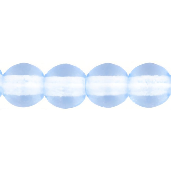 Czech Round Beads 4mm Lt Sapphire